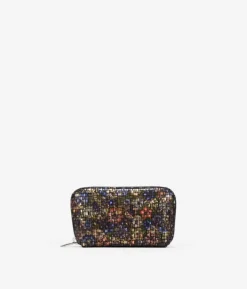 Femme Bosanova Porte-monnaie | Sac à main en cuir avec imprimé multicolore