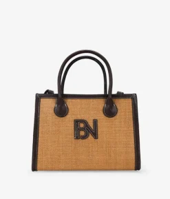 Bosanova Sacs À Bandoulière | Sacs Raphia Et Crochet | Sac à main en raphia marron