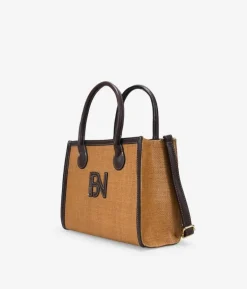 Bosanova Sacs À Bandoulière | Sacs Raphia Et Crochet | Sac à main en raphia marron