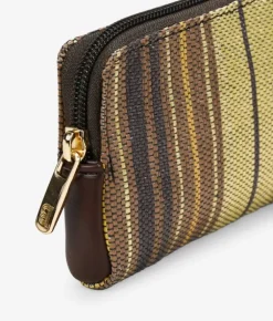 Femme Bosanova Porte-monnaie | Sac à main marron avec raphia