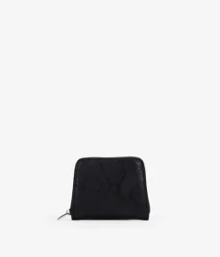 Femme Bosanova Porte-monnaie | Sac à main noir avec gravure imprimé animalier