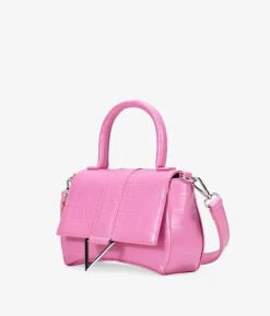 Bosanova Petits Sacs | Sacs À Main | Sac à main rose avec miroir papillon