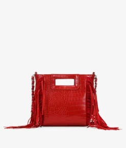 Bosanova Sacs À Bandoulière | Petits Sacs | Sac à main rouge à franges
