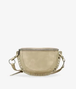 Bosanova Sacs À Bandoulière | Sacs Banane | Sac banane beige à clous ronds