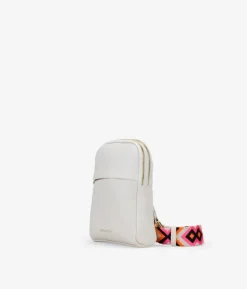 Bosanova Petits Sacs | Sacs Banane | Sac banane beige avec poignée en coton et fermeture éclair