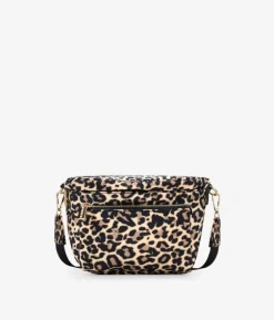 Bosanova Sacs Banane | Sac banane léopard en nylon avec fermeture éclair