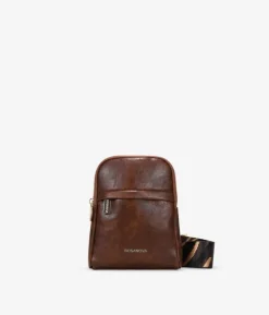Bosanova Sacs Banane | Sac banane marron avec poignée en coton et fermeture éclair