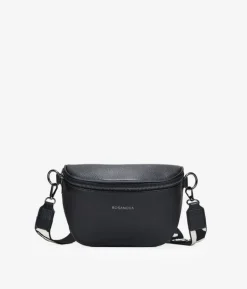 Bosanova Sacs Banane | Sac banane noir avec fermeture éclair et large poignée