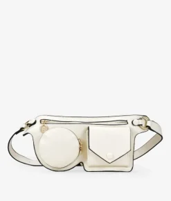 Bosanova Sacs Banane | Sac banane plat blanc avec poches