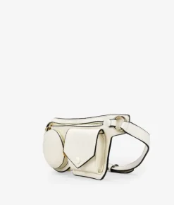 Bosanova Sacs Banane | Sac banane plat blanc avec poches
