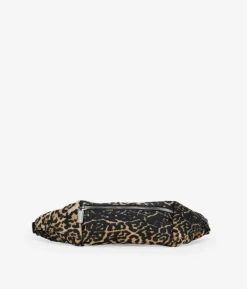 Bosanova Sacs Banane | Sac banane plat en cuir léopard avec fermeture éclair