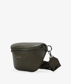 Bosanova Sacs Banane | Sac banane vert avec fermeture éclair et large poignée