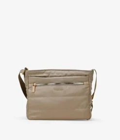 Bosanova Sacs À Bandoulière | Sac bandoulière à fermeture éclair marron clair
