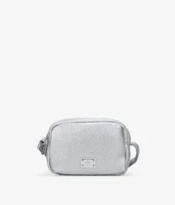 Bosanova Sacs À Bandoulière | Petits Sacs | Sac bandoulière argenté avec double fermeture éclair