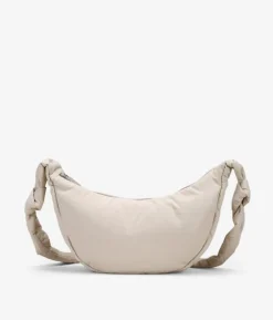 Bosanova Sacs À Bandoulière | Petits Sacs | Sac bandoulière arrondi beige avec fermeture éclair