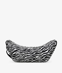 Bosanova Sacs À Bandoulière | Sac bandoulière arrondi zèbre avec fermeture éclair