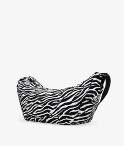 Bosanova Sacs À Bandoulière | Sac bandoulière arrondi zèbre avec fermeture éclair