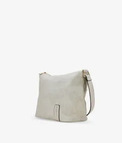 Bosanova Sacs À Bandoulière | Sac bandoulière beige à fleurs et clous