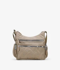 Bosanova Sacs À Bandoulière | Sac bandoulière beige avec fermetures éclair