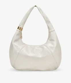 Bosanova Sacs Shopper | Sacs Porté Épaule | Sac bandoulière beige avec détail métallique