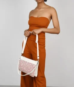 Bosanova Sacs À Bandoulière | Sacs Porté Épaule | Sac bandoulière beige avec fermeture éclair