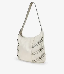 Bosanova Sacs Porté Épaule | Sac bandoulière beige avec boucles