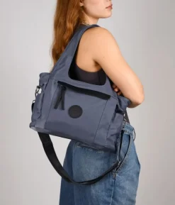 Bosanova Sacs Shopper | Sacs Porté Épaule | Sac bandoulière bleu avec fermeture éclair