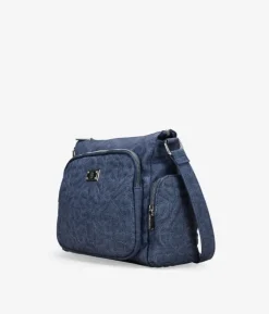Bosanova Sacs À Bandoulière | Sac bandoulière bleu avec poches et fermeture éclair
