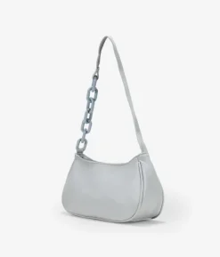 Bosanova Sacs Porté Épaule | Sac bandoulière bleu avec chaîne assortie