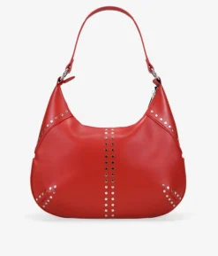 Bosanova Sacs Porté Épaule | Sac bandoulière clouté rouge
