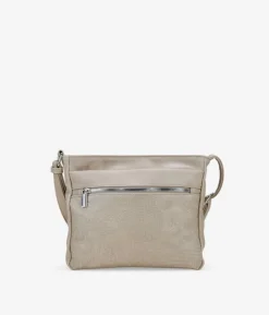 Bosanova Sacs À Bandoulière | Sac bandoulière couleur pierre avec détails brodés