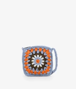 Bosanova Sacs À Bandoulière | Sacs Raphia Et Crochet | Sac bandoulière crochet bleu