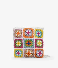 Bosanova Sacs À Bandoulière | Sacs Raphia Et Crochet | Sac bandoulière crochet multicolore