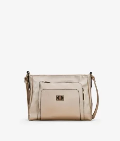 Bosanova Sacs À Bandoulière | Sac bandoulière doré avec poche