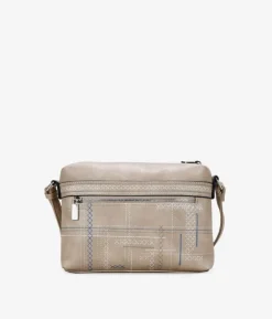 Bosanova Sacs À Bandoulière | Sac bandoulière double fermeture éclair taupe