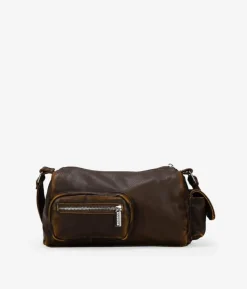 Bosanova Sacs À Bandoulière | Sac bandoulière en cuir avec poches et fermeture éclair