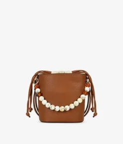 Bosanova Sacs À Bandoulière | Sacs À Main | Sac bandoulière en cuir avec poignée en pierre