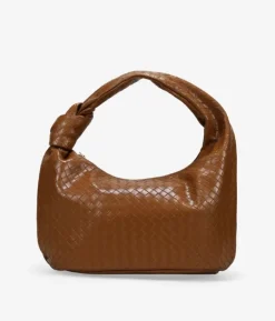 Bosanova Sacs Porté Épaule | Petits Sacs | Sac bandoulière en cuir tressé avec noeud