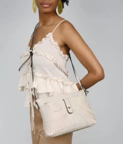 Bosanova Sacs À Bandoulière | Sac bandoulière en pierre avec coutures multicolores