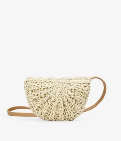 Bosanova Sacs À Bandoulière | Sacs Raphia Et Crochet | Sac bandoulière en raphia beige