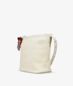 Bosanova Sacs Raphia Et Crochet | Sacs À Bandoulière | Sac bandoulière en raphia beige