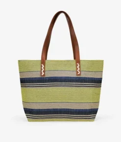 Bosanova Sacs Porté Épaule | Sacs Shopper | Sac bandoulière en raphia bleu avec fermeture éclair