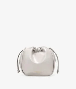 Bosanova Sacs À Bandoulière | Petits Sacs | Sac bandoulière gris avec fermeture froncée