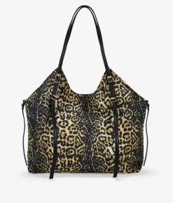 Bosanova Sacs Shopper | Sacs Porté Épaule | Sac bandoulière léopard avec boucles en métal
