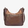 Bosanova Sacs À Bandoulière | Sac bandoulière marron avec broderie