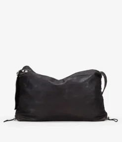 Bosanova Sacs Porté Épaule | Sac bandoulière marron avec fronces et fermeture éclair