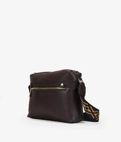Bosanova Sacs À Bandoulière | Petits Sacs | Sac bandoulière marron avec poignée ethnique