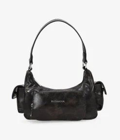 Bosanova Sacs Porté Épaule | Petits Sacs | Sac bandoulière marron avec poches