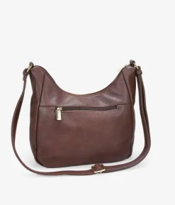 Bosanova Sacs À Bandoulière | Sac bandoulière marron avec broderie