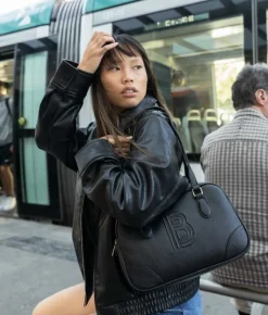 Bosanova Sacs Porté Épaule | Petits Sacs | Sac bandoulière noir à anses tubulaires